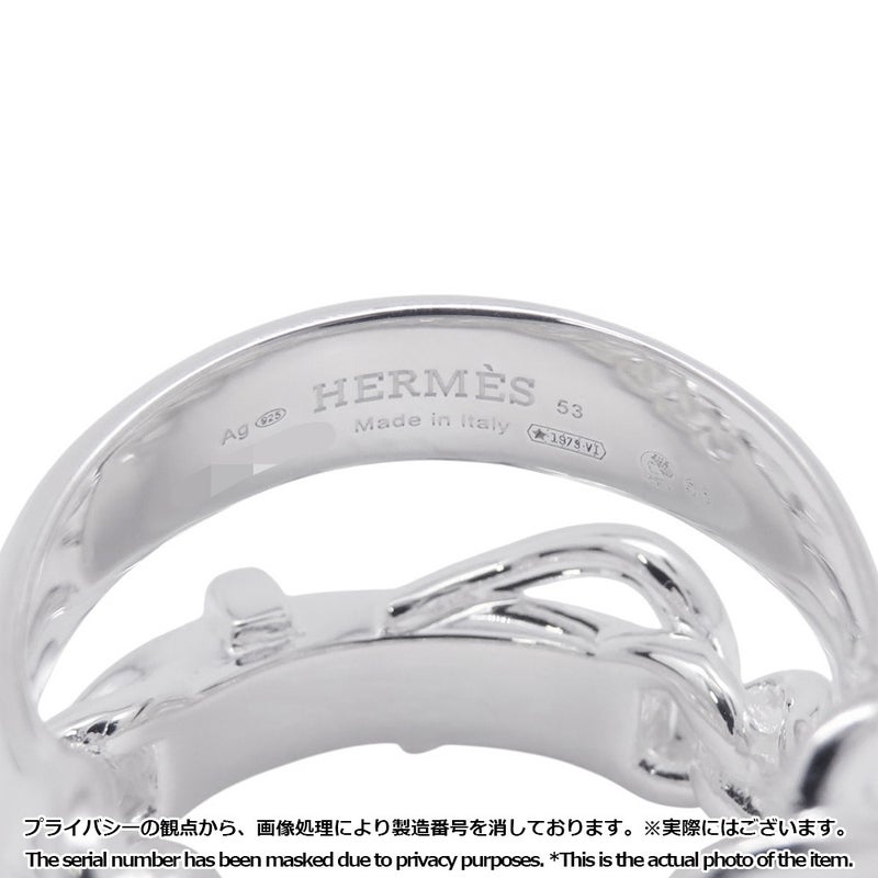 エルメス リング ブックルセリエ アンフレクシブル SV925シルバー リングサイズ53 HERMES 指輪 ジュエリー