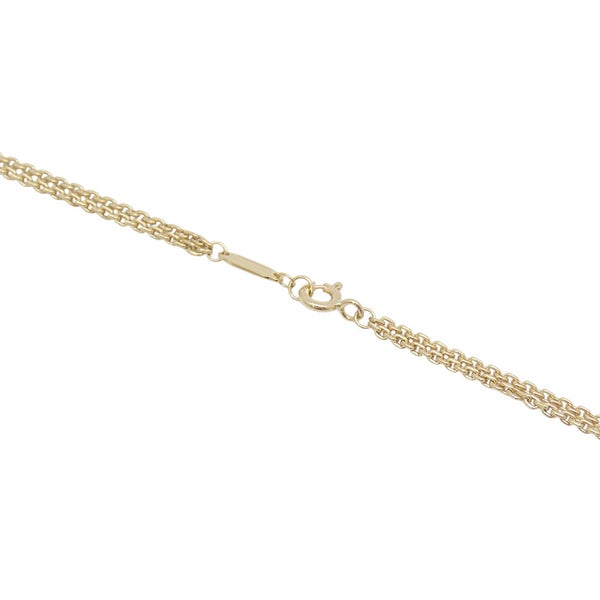 ティファニー ネックレス ハードウェア ラージ ダブル リンク ペンダント K18YGイエローゴールド 63364223 Tiffany&Co.