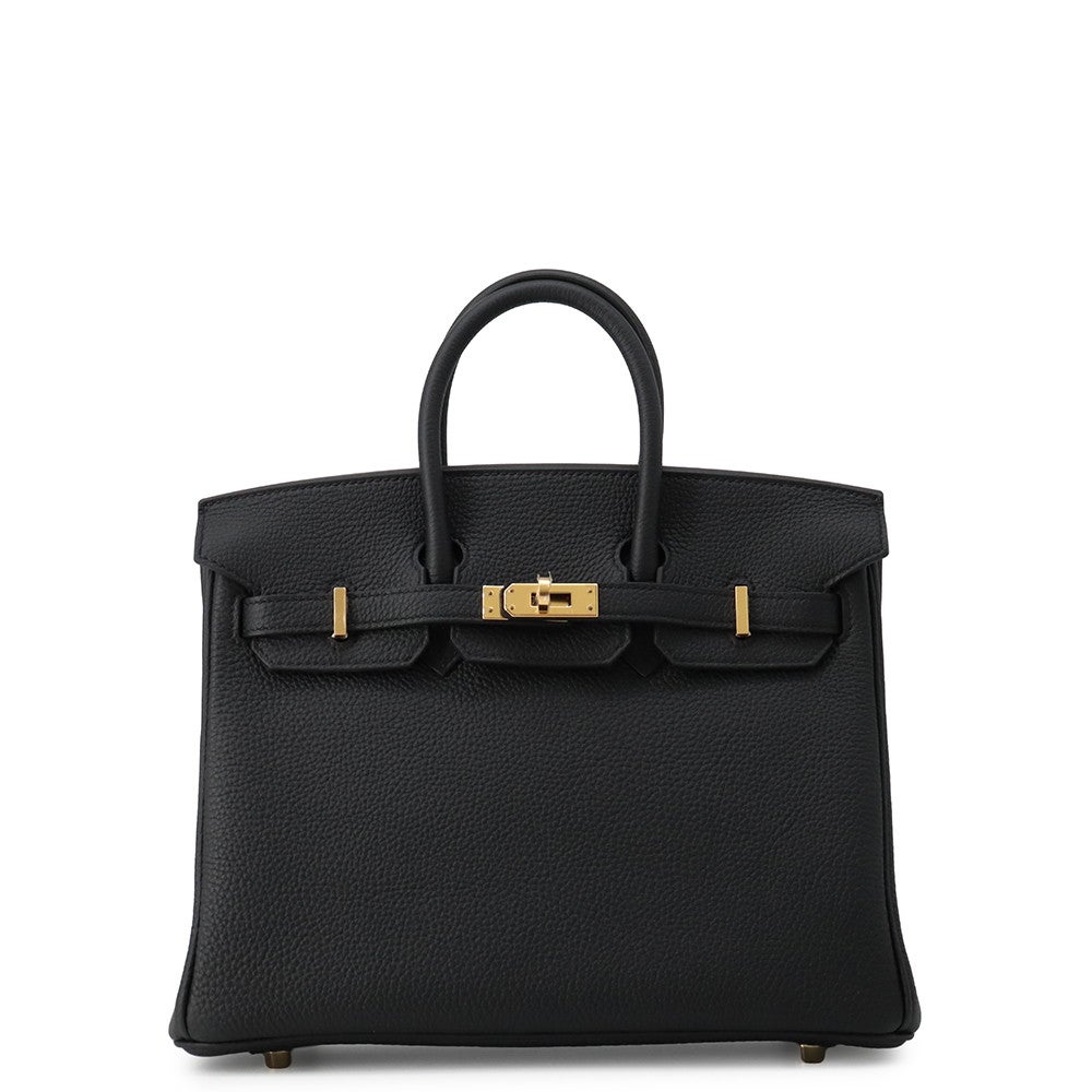 エルメス バーキン25 ブラック/ゴールド金具 トゴ G刻印 HERMES Birkin