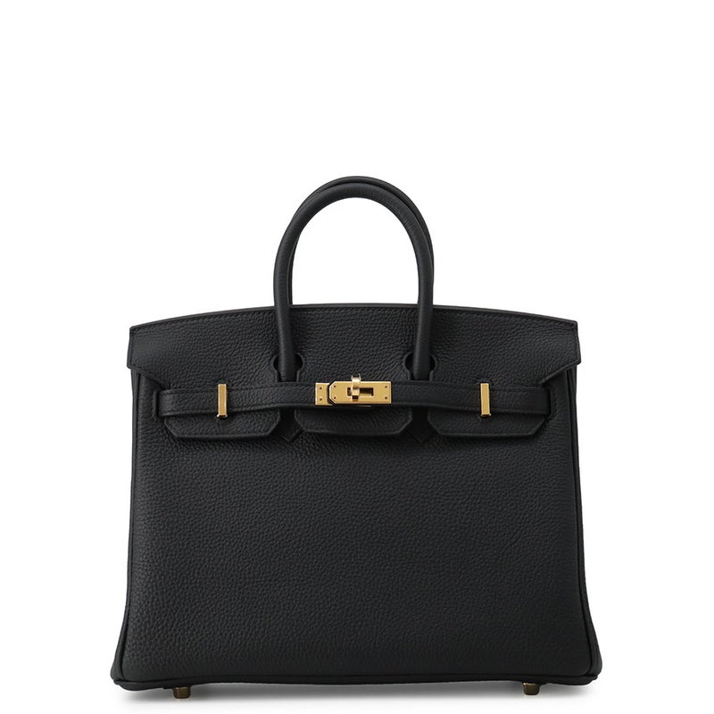 エルメス バーキン25 ブラック/ゴールド金具 トゴ G刻印 HERMES Birkin ハンドバッグ 黒