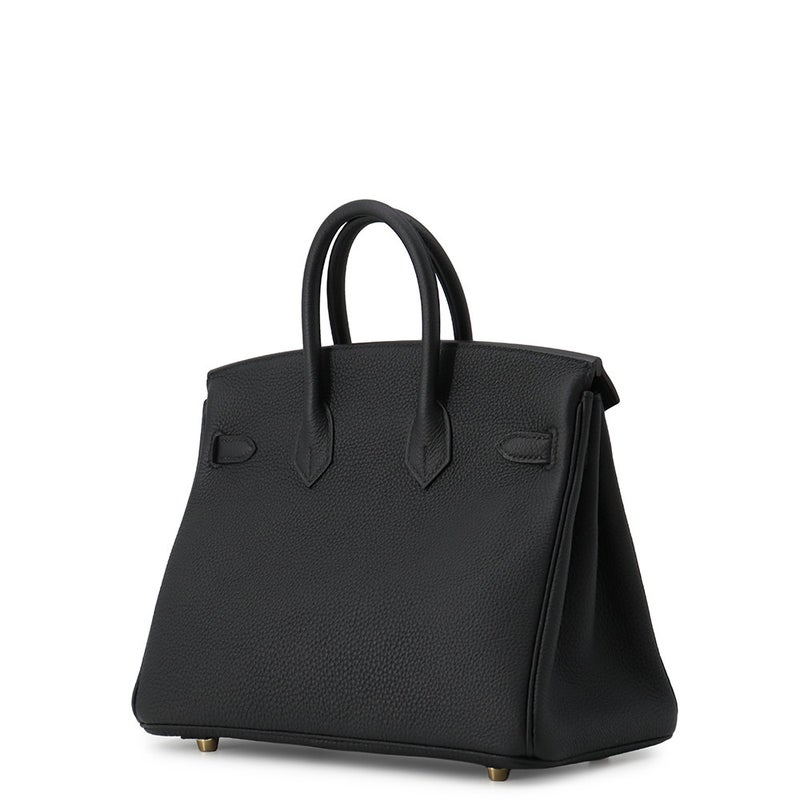 エルメス バーキン25 ブラック/ゴールド金具 トゴ G刻印 HERMES Birkin ハンドバッグ 黒