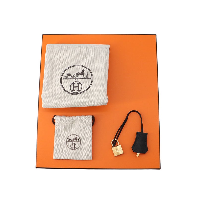 エルメス バーキン25 ブラック/ゴールド金具 トゴ G刻印 HERMES Birkin ハンドバッグ 黒