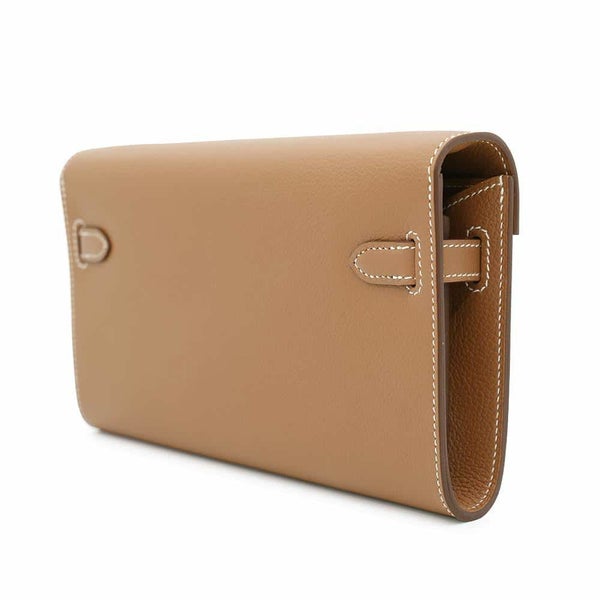 エルメス ケリーウォレット ロング トゥーゴー ゴールド/ゴールド金具 エバーカラー W刻印 HERMES 財布