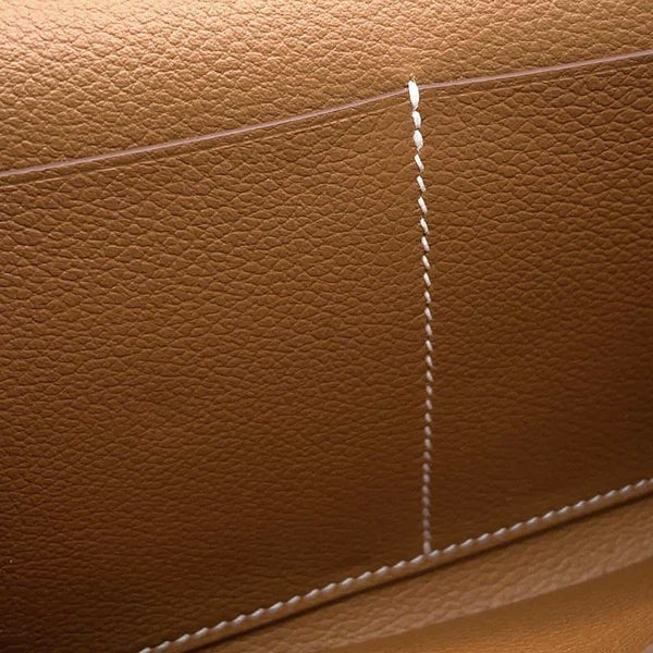 エルメス ケリーウォレット ロング トゥーゴー ゴールド/ゴールド金具 エバーカラー W刻印 HERMES 財布