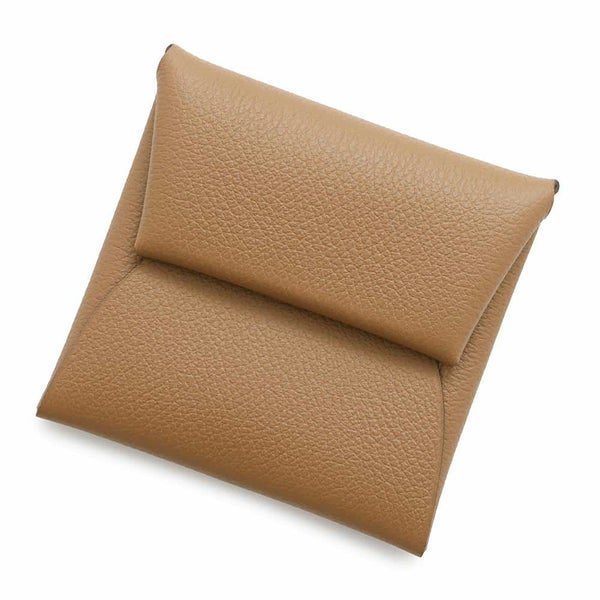 エルメス コインケース バスティア ヴェルソ ゴールド/ベージュドゥワイマール エバーカラー Y刻印 HERMES 財布