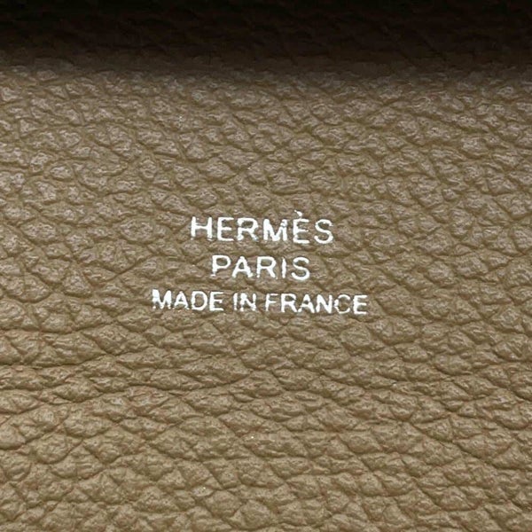 エルメス コインケース バスティア ヴェルソ ゴールド/ベージュドゥワイマール エバーカラー Y刻印 HERMES 財布