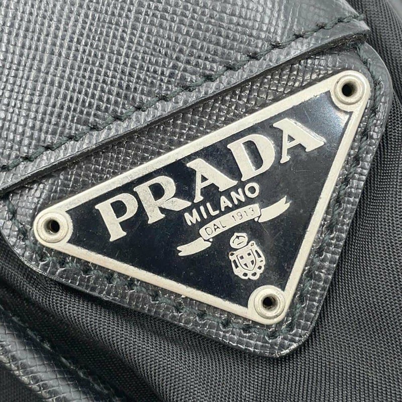 プラダ ショルダーバッグ メッセンジャーバッグ ナイロン V166 PRADA 黒
