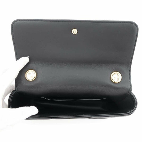 セリーヌ チェーンショルダーバッグ ロゴ レザー 11127 3EYD 38NO CELINE バッグ 黒