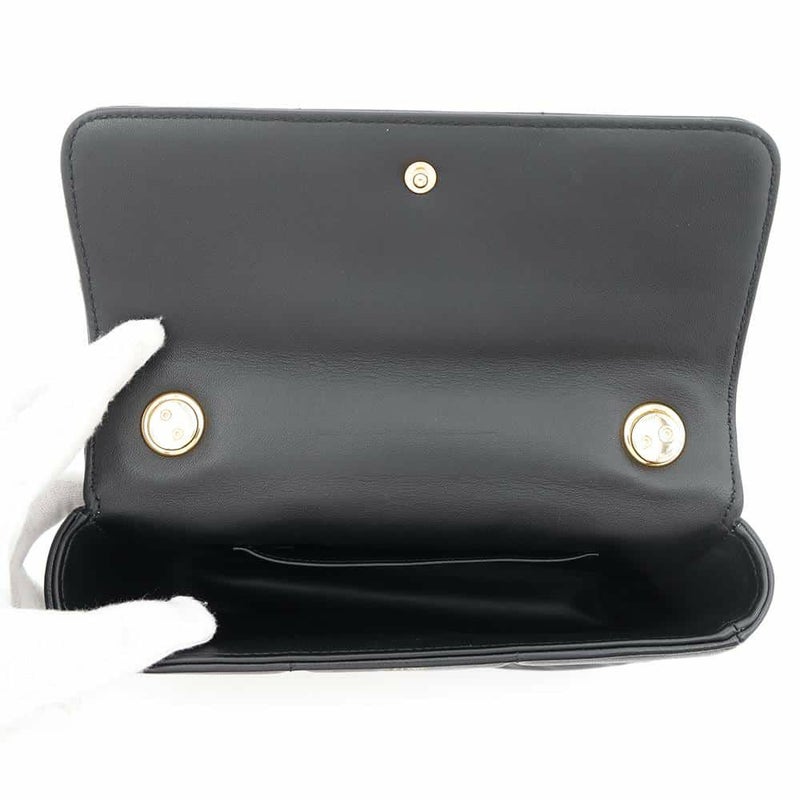 セリーヌ チェーンショルダーバッグ ロゴ レザー 11127 3EYD 38NO CELINE バッグ 黒