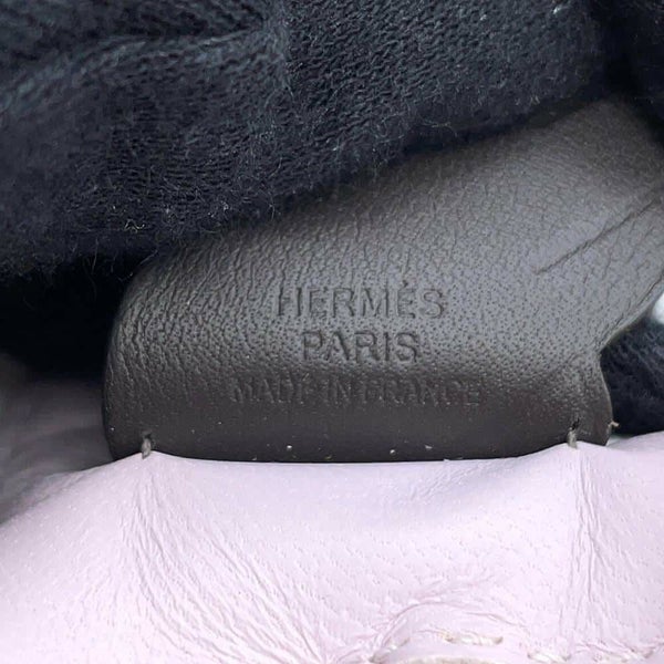 エルメス バッグチャーム ロデオPM ペガサス モーヴペール/エベンヌ/セサミ ラムスキン U刻印