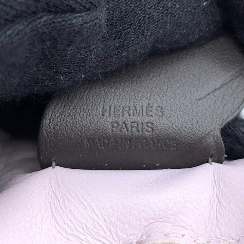 エルメス バッグチャーム ロデオPM ペガサス モーヴペール/エベンヌ/セサミ ラムスキン U刻印