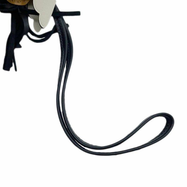 エルメス バッグチャーム ロデオPM ペガサス チャイ/ナタ/ブラック ラムスキン U刻印 黒