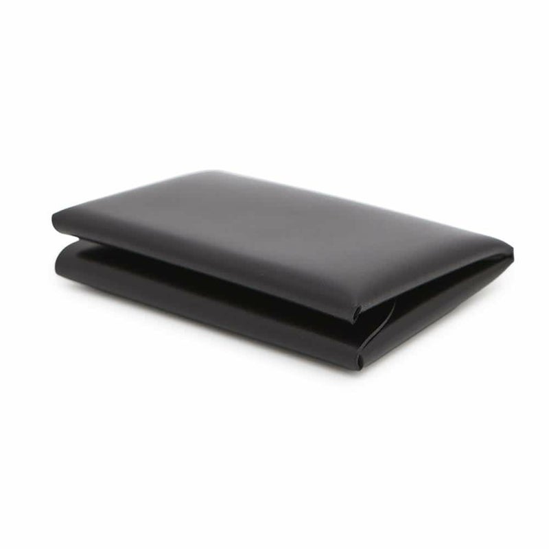 エルメス コインケース カルヴィ デュオ ブラック/シルバー金具 ボックスカーフ B刻印 黒