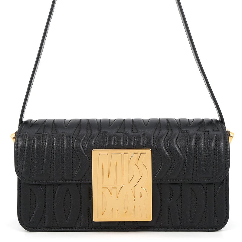 クリスチャン・ディオール ショルダーバッグ ミスディオール  フラップバッグ M2610UBOS Christian Dior 黒 セール品