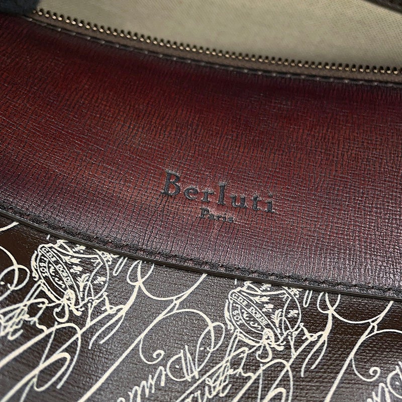 ベルルッティ ボストンバッグ トワルマルブフ PVC/レザー Berluti アウトレット品