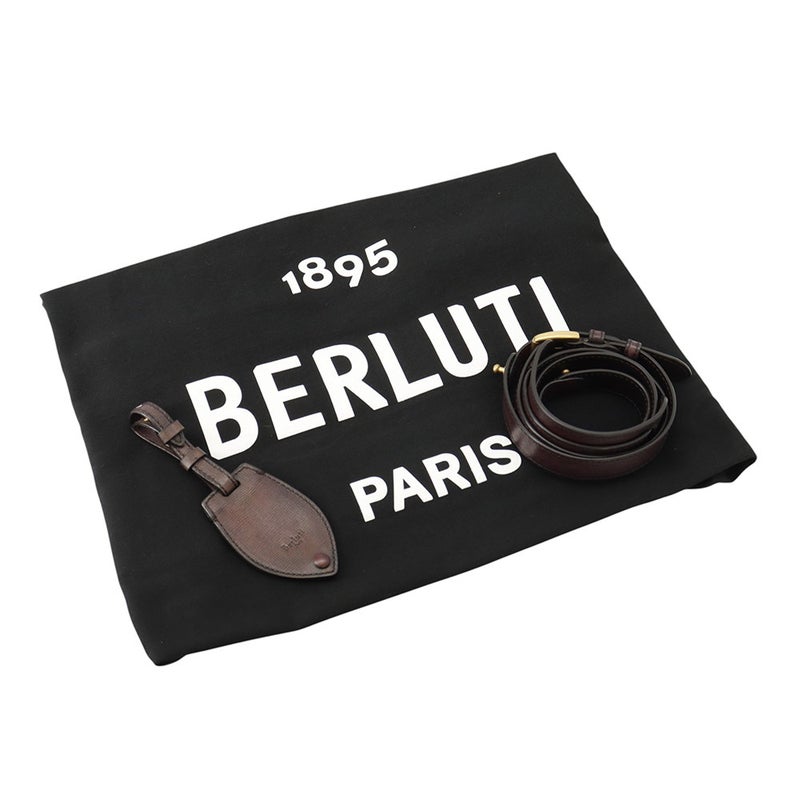 ベルルッティ ボストンバッグ トワルマルブフ PVC/レザー Berluti アウトレット品