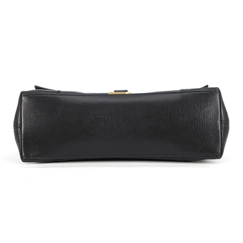 バレンシアガ チェーンショルダーバッグ ダウンタウン ミディアム レザー 689058 BALENCIAGA 黒