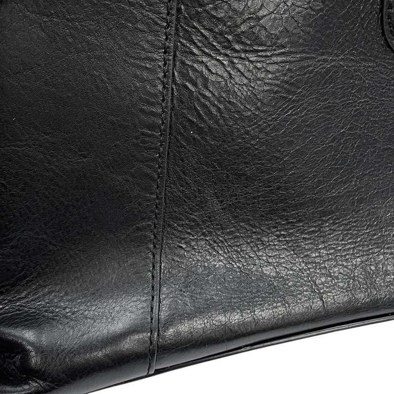 バレンシアガ チェーンショルダーバッグ ダウンタウン ミディアム レザー 689058 BALENCIAGA 黒