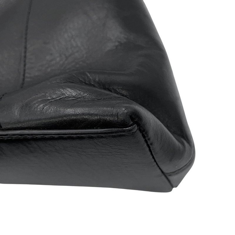 バレンシアガ チェーンショルダーバッグ ダウンタウン ミディアム レザー 689058 BALENCIAGA 黒