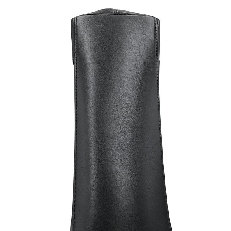バレンシアガ チェーンショルダーバッグ ダウンタウン ミディアム レザー 689058 BALENCIAGA 黒