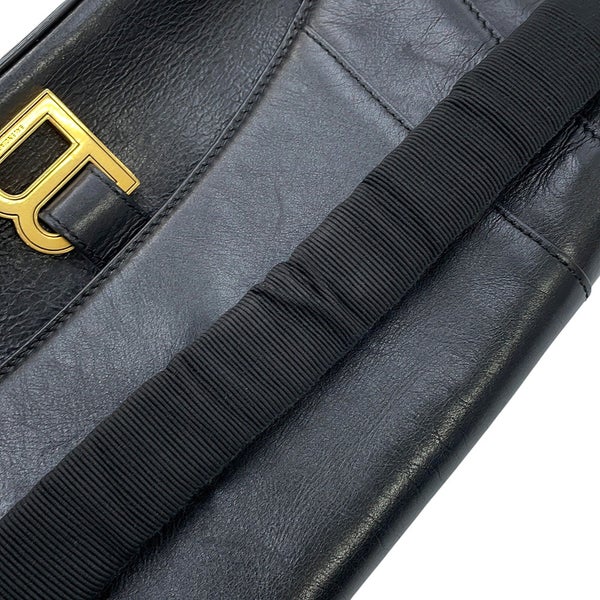 バレンシアガ チェーンショルダーバッグ ダウンタウン ミディアム レザー 689058 BALENCIAGA 黒