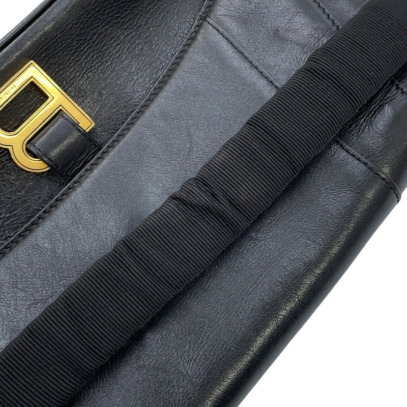 バレンシアガ チェーンショルダーバッグ ダウンタウン ミディアム レザー 689058 BALENCIAGA 黒