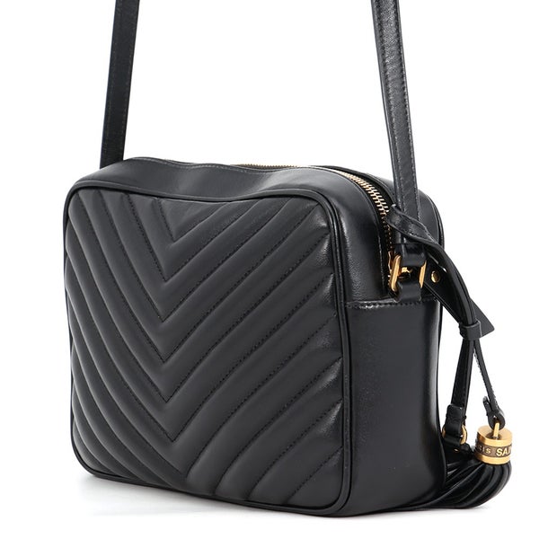 サンローランパリ ショルダーバッグ ルー カメラバッグ カサンドラ YSL キルティング 520534 SAINT LAURENT PARIS 黒