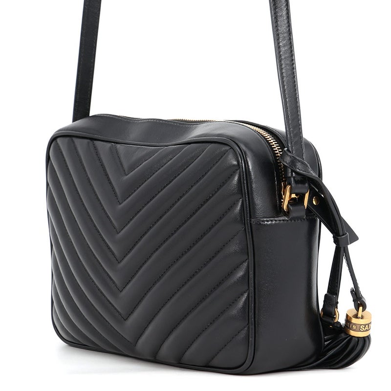 サンローランパリ ショルダーバッグ ルー カメラバッグ カサンドラ YSL キルティング 520534 SAINT LAURENT PARIS 黒