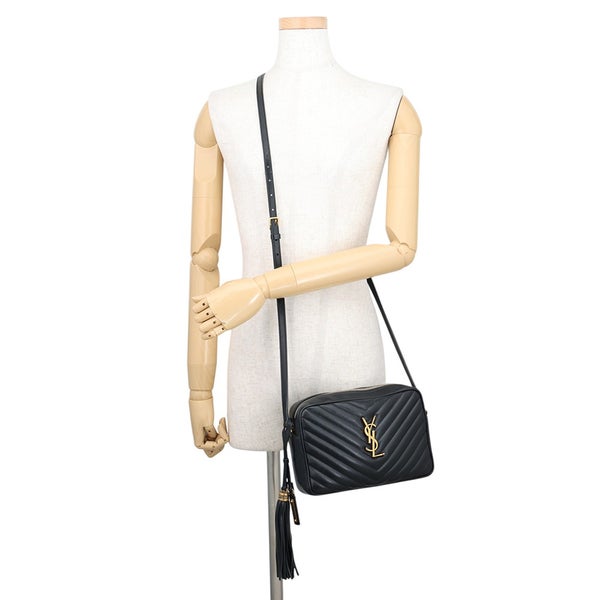 サンローランパリ ショルダーバッグ ルー カメラバッグ カサンドラ YSL キルティング 520534 SAINT LAURENT PARIS 黒