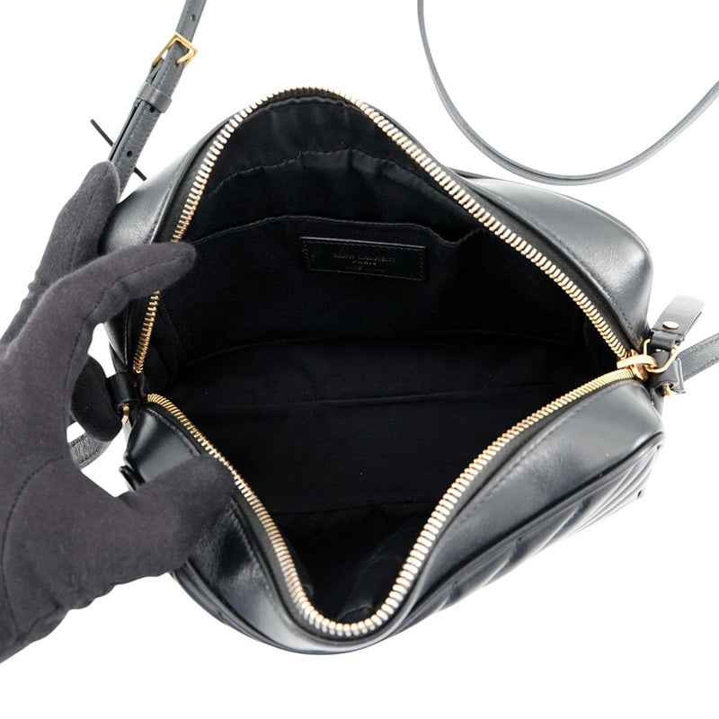 サンローランパリ ショルダーバッグ ルー カメラバッグ カサンドラ YSL キルティング 520534 SAINT LAURENT PARIS 黒