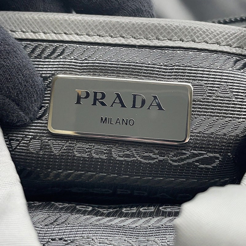 プラダ リュック バックパック スモール ナイロン/サフィアーノレザー 1BZ677 PRADA バッグ バックパック