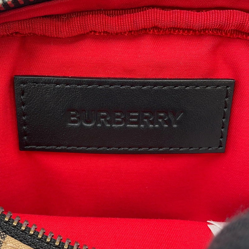 バーバリー ボディバッグ ノバチェック ナイロン 8014420 BURBERRY 黒