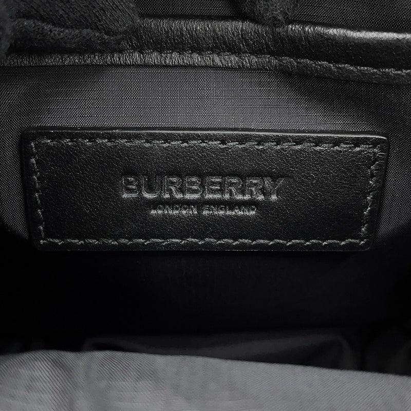 バーバリー ショルダーバッグ ナイロン/レザー 8066111 BURBERRY ブラック 黒