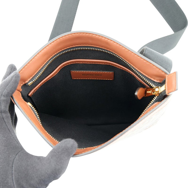 バーバリー ショルダーバッグ TBロゴ PVC/レザー 8022202 BURBERRY ブラック 黒
