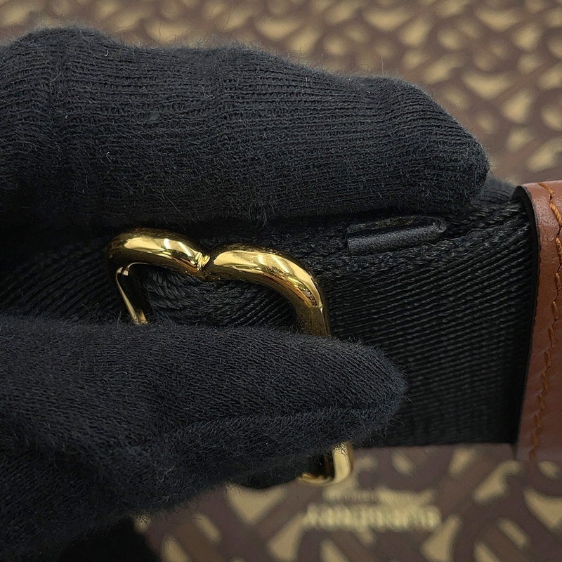 バーバリー ショルダーバッグ TBロゴ PVC/レザー 8022202 BURBERRY ブラック 黒