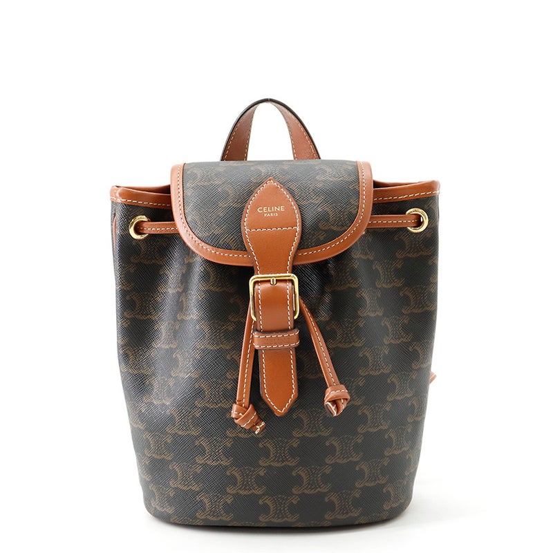 セリーヌ リュック トリオンフ フォルコバックパック ミニ PVC/カーフレザー 197662 CELINE バッグパック