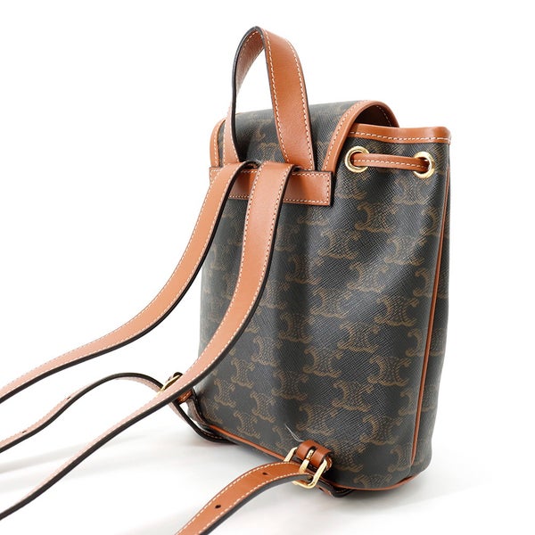 セリーヌ リュック トリオンフ フォルコバックパック ミニ PVC/カーフレザー 197662 CELINE バッグパック