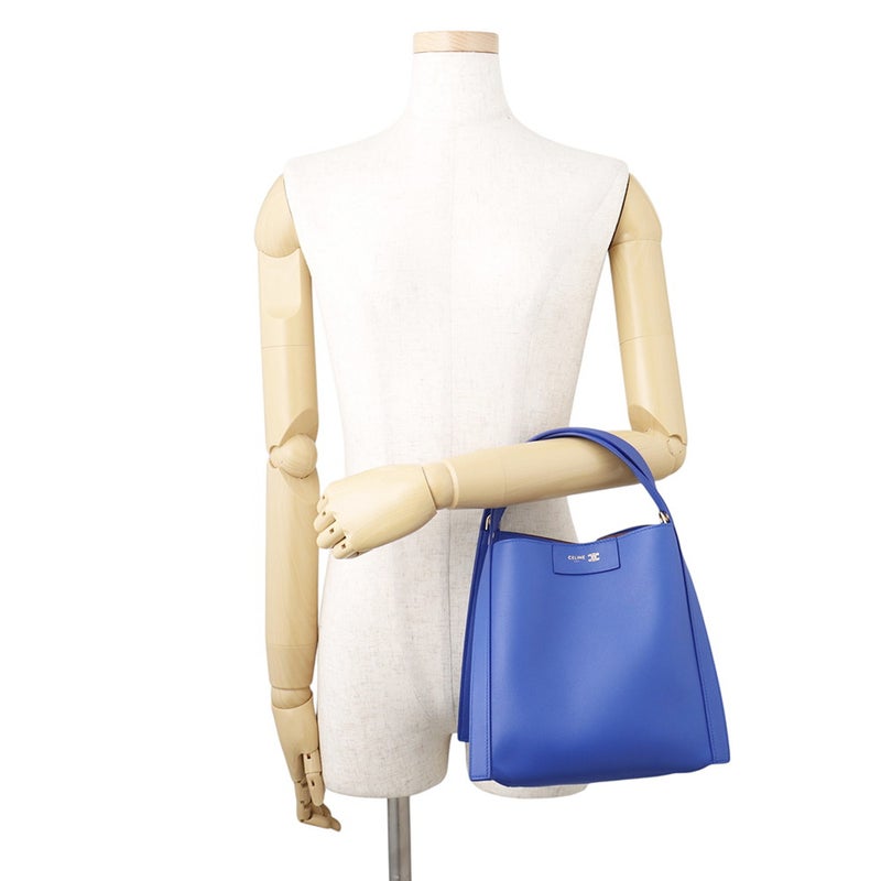 セリーヌ ハンドバッグ キューボ  124182 レザー CELINE ２wayショルダー