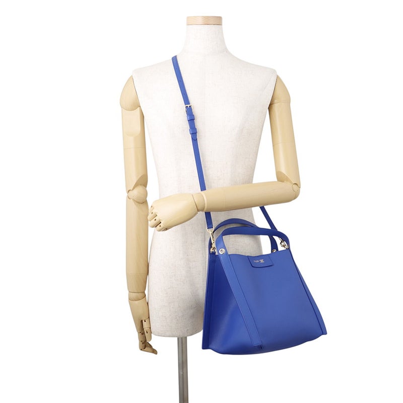 セリーヌ ハンドバッグ キューボ  124182 レザー CELINE ２wayショルダー