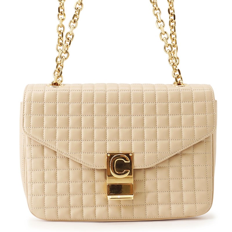 セリーヌ チェーンショルダーバッグ C ミディアム キルティング 187253BFC CELINE バッグ