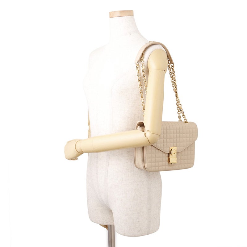 セリーヌ チェーンショルダーバッグ C ミディアム キルティング 187253BFC CELINE バッグ