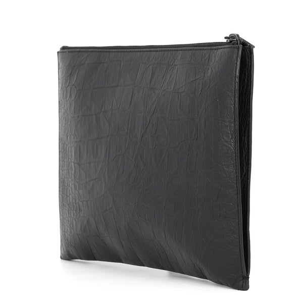 サンローランパリ クラッチバッグ カサンドラ YSL ジップ 型押しレザー 453249 SAINT LAURENT PARIS 黒