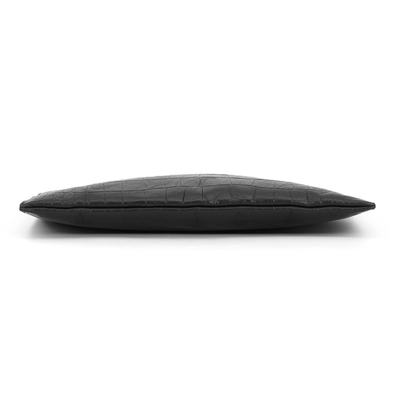 サンローランパリ クラッチバッグ カサンドラ YSL ジップ 型押しレザー 453249 SAINT LAURENT PARIS 黒