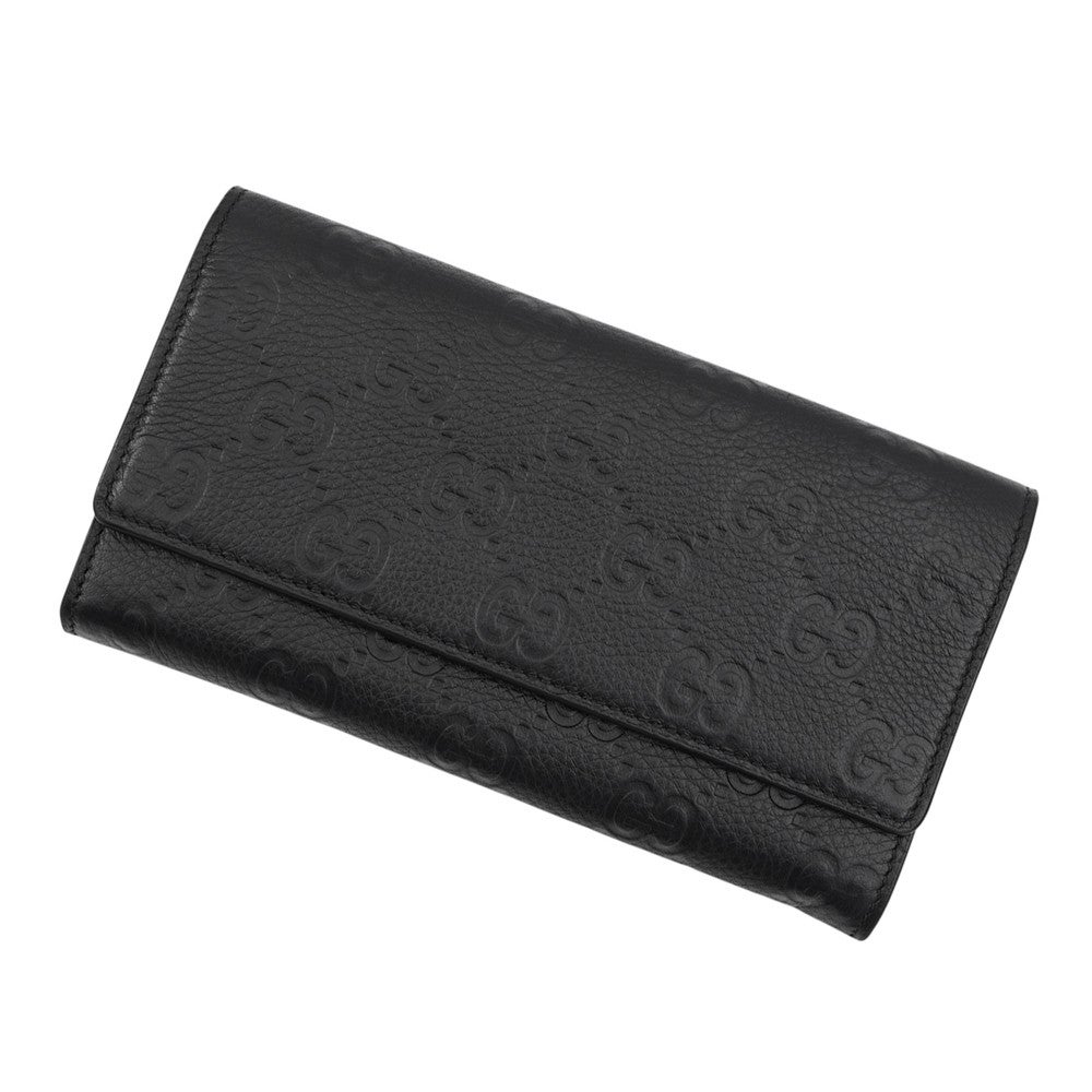 グッチ 長財布 GGエンブレム コンチネンタルウォレット レザー 815922