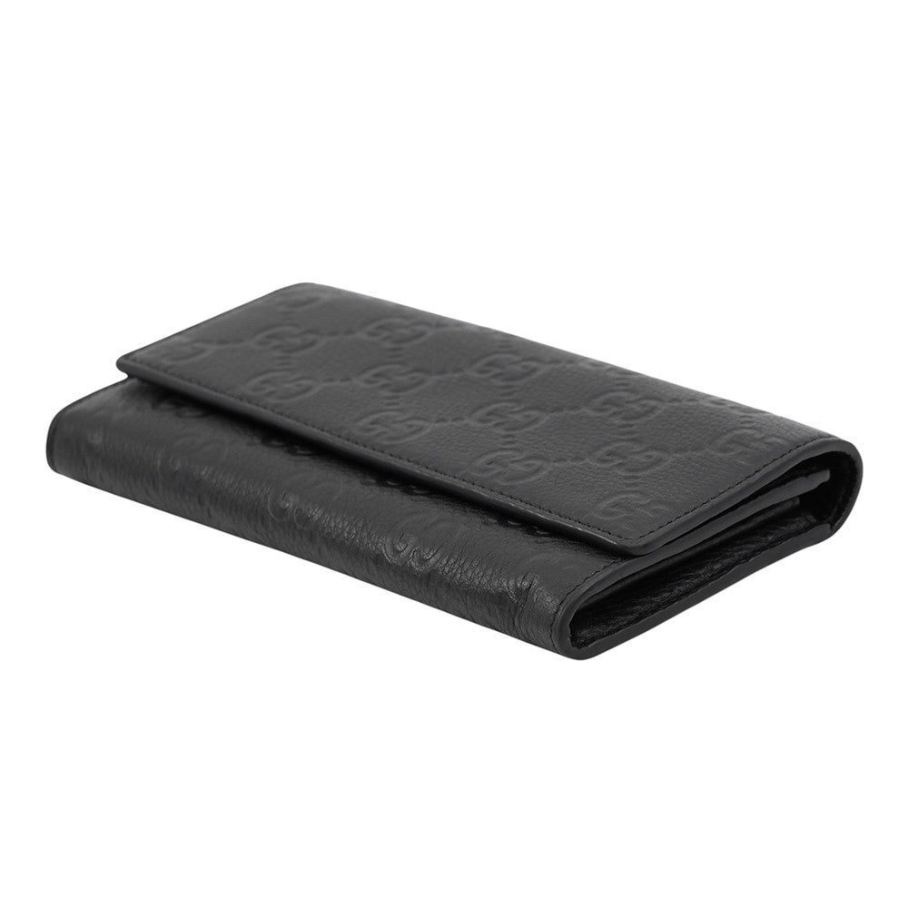 グッチ 長財布 GGエンブレム コンチネンタルウォレット レザー 815922