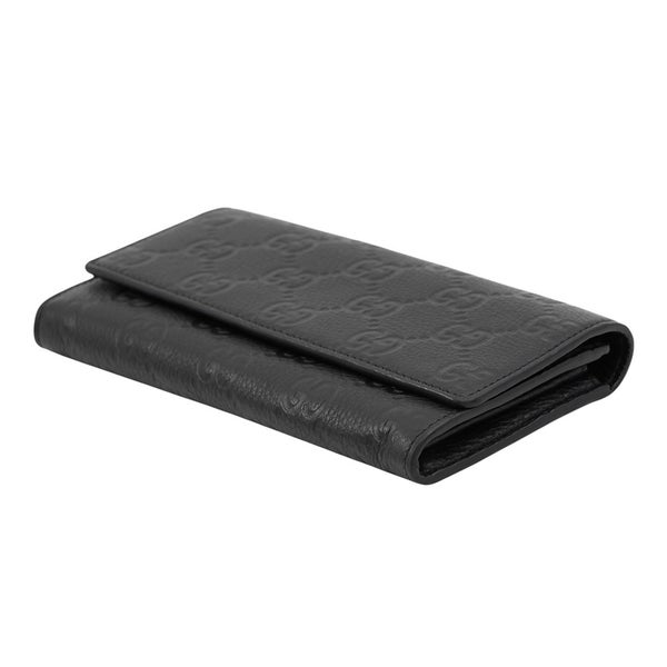 グッチ 長財布 GGエンブレム コンチネンタルウォレット レザー 815922 GUCCI 財布 黒