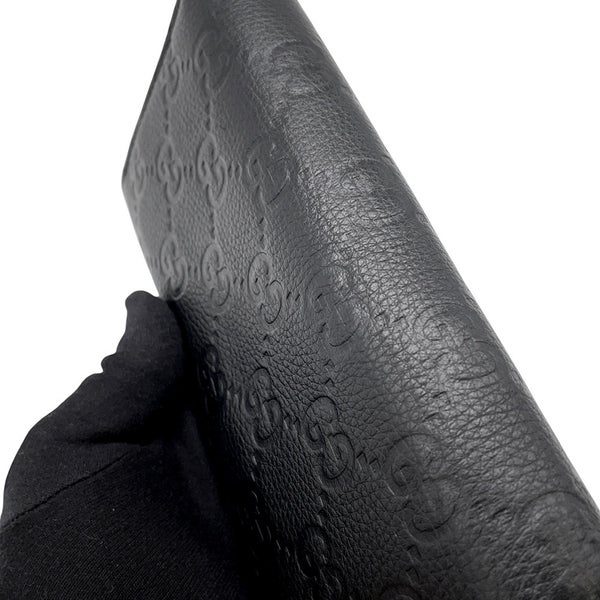 グッチ 長財布 GGエンブレム コンチネンタルウォレット レザー 815922 GUCCI 財布 黒