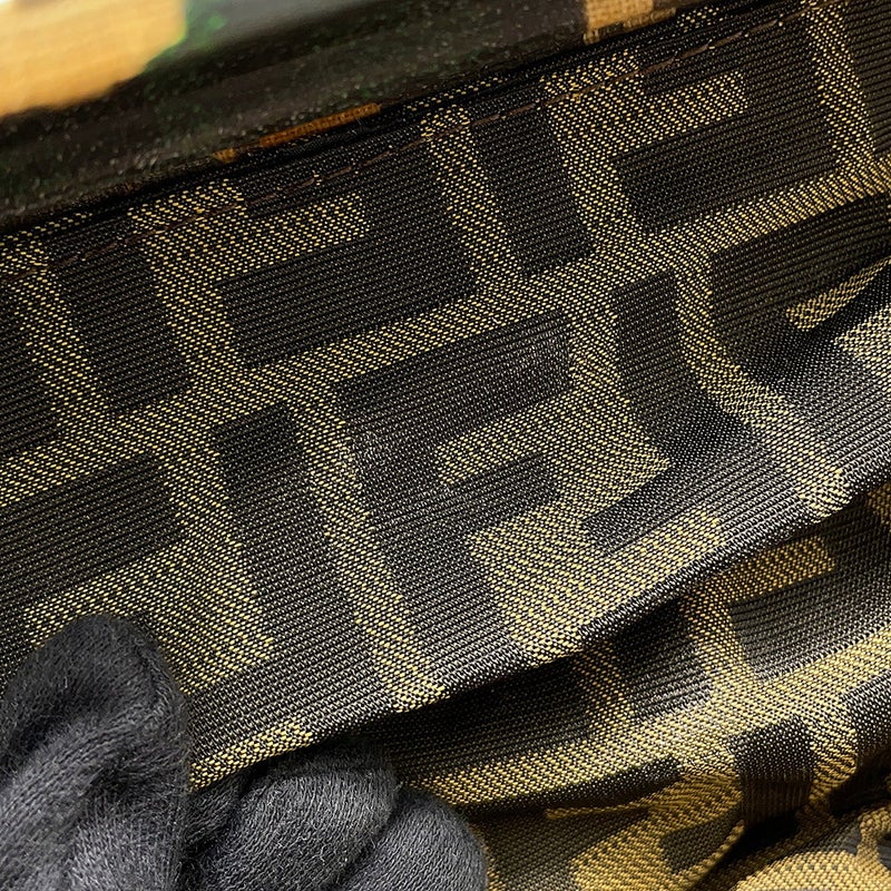 フェンディ キャリーケース ヴィンテージ カモフラージュ PVC レザー 7VV060 FENDI スーツケース トラベル 旅行