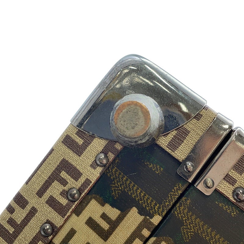 フェンディ キャリーケース ヴィンテージ カモフラージュ PVC レザー 7VV060 FENDI スーツケース トラベル 旅行