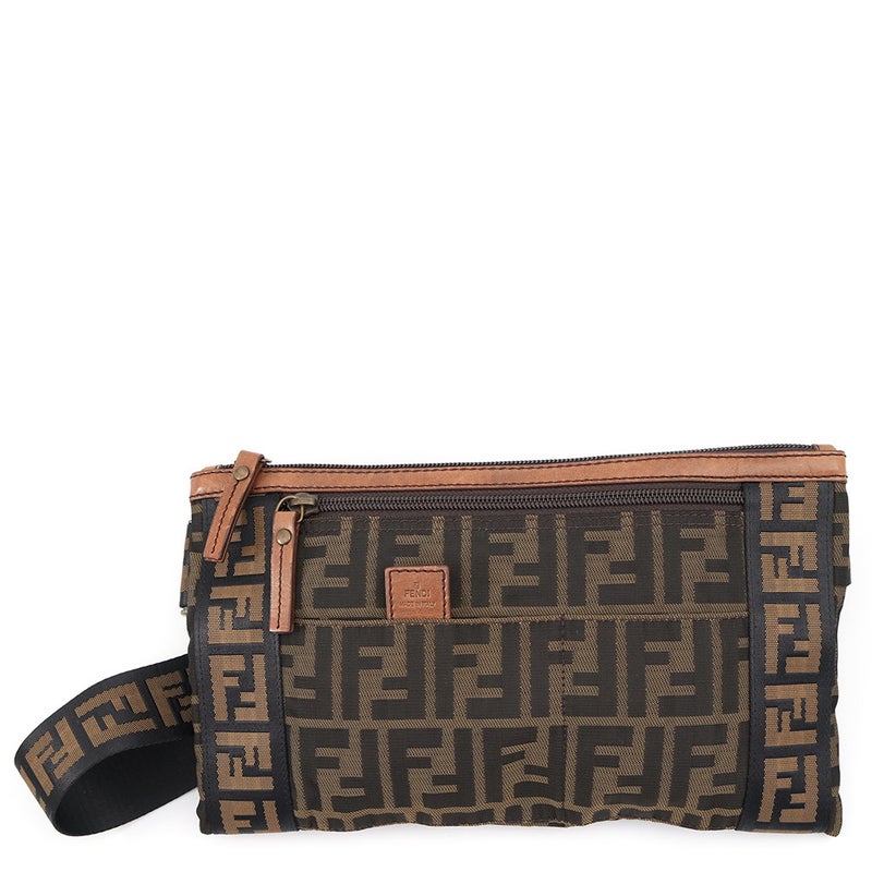フェンディ ボディバッグ ズッカ柄 キャンバス 7VA187 FENDI